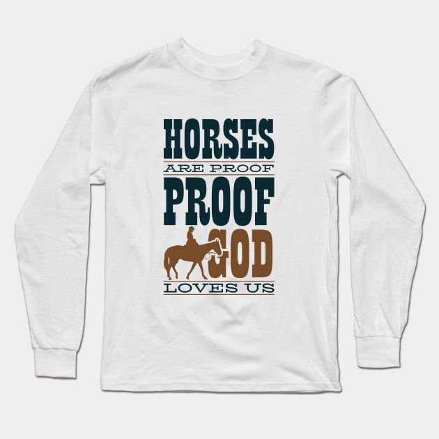 Ride Horse Horse racing Pony horseman equine Long Sleeve T-Shirt by Jimmyson